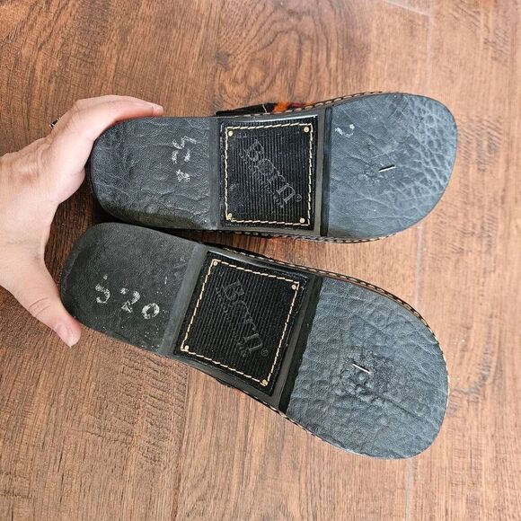 Born Southwest Aztec Woven Wool Miho Clogs - Picture 5 of 8